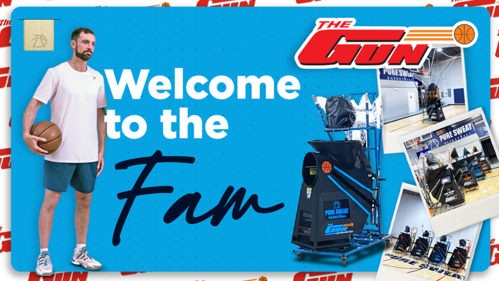 New Partnership with Pure Sweat Basketball The Gun by ShootAWay